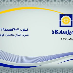 طرح لایه‌باز PSD کارت پی‌وی‌سی شناسایی نمایندگی بیمه کد 271