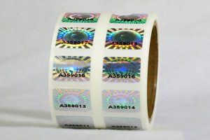 Hologram decal