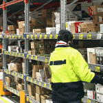 RFID technology applied in a warehouse and logistics