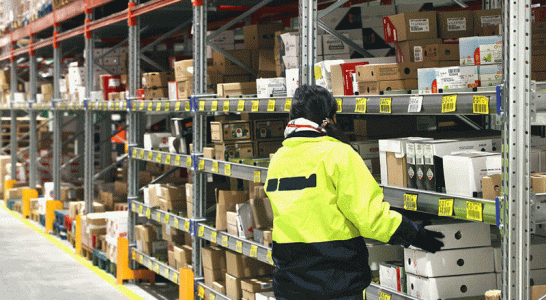 RFID technology applied in a warehouse and logistics